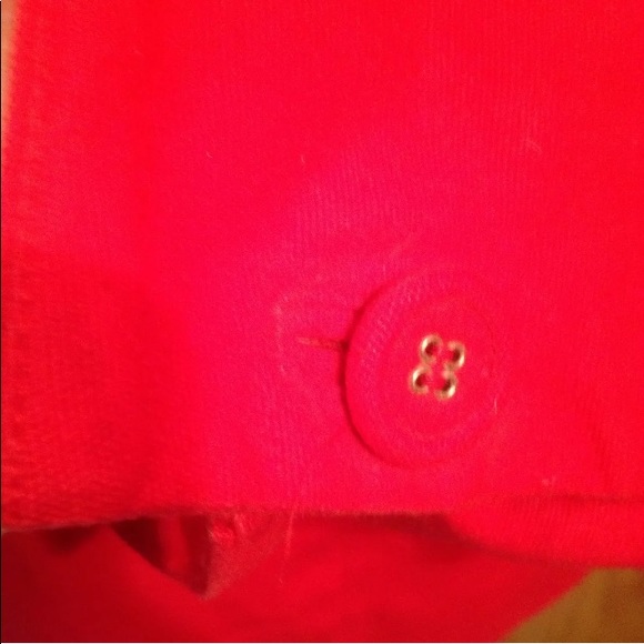 Chico’s red jacket size 0 lined - Picture 5 of 8